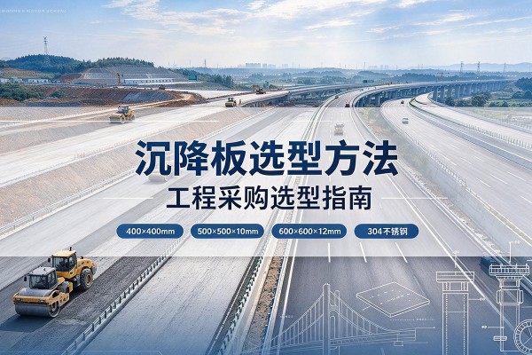 安徽沉降板选择方法