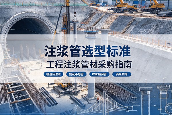 安徽注浆管选型标准