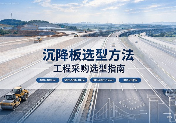 安徽沉降板选择方法