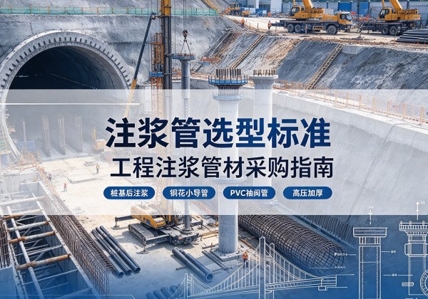 安徽注浆管选型标准